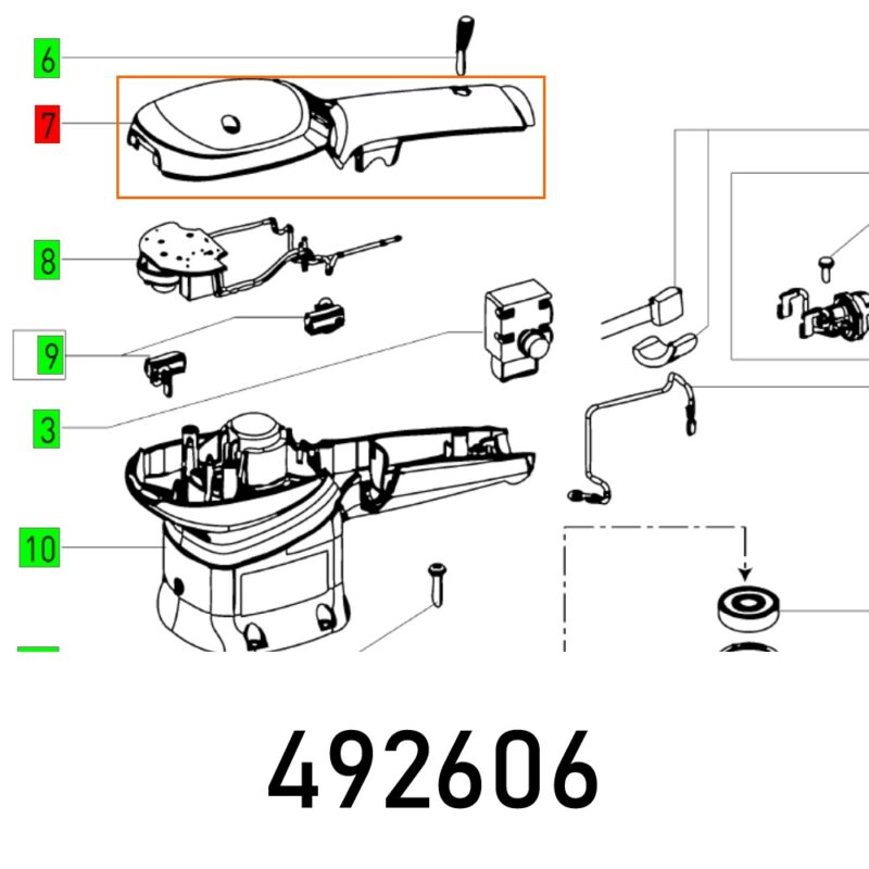 HOUSING COVER ETS 150-5 E ET-BG