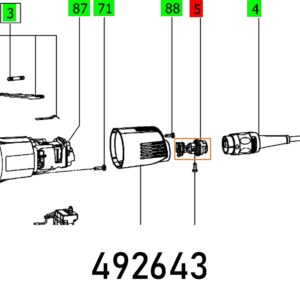 SOCKET HOUSING DF 500 Q