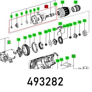 GEAR SHAFT TDK