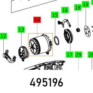 MOTOR T 16 ECM ET-BG