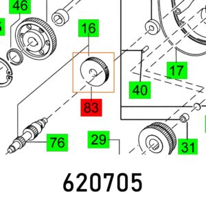 MOTOR GEAR MXP 1602 E