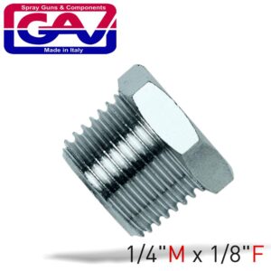 TAPER REDUCER BUSH 1/4 X 1/8 M/F