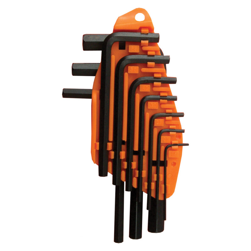10PC HEX L-WRENCH  SET IMPERIAL 1/16,5/64, 3/32,1/8,5/32,3/16,7/32,1/4