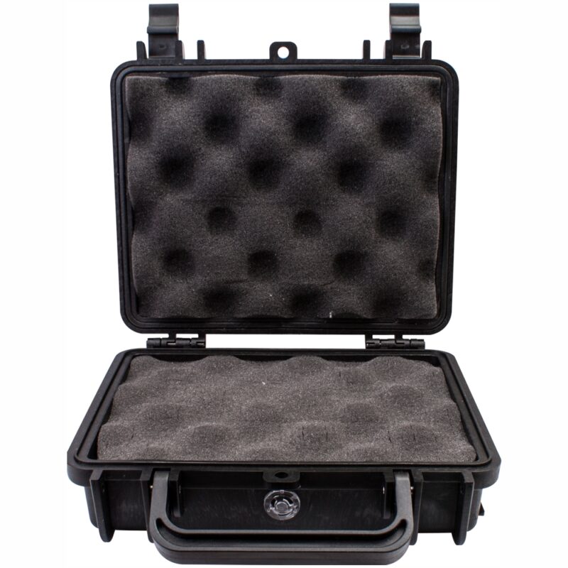HARD CASE 190X170X60MM OD WITH FOAM BLACK WATER & DUST PROOF(171305)