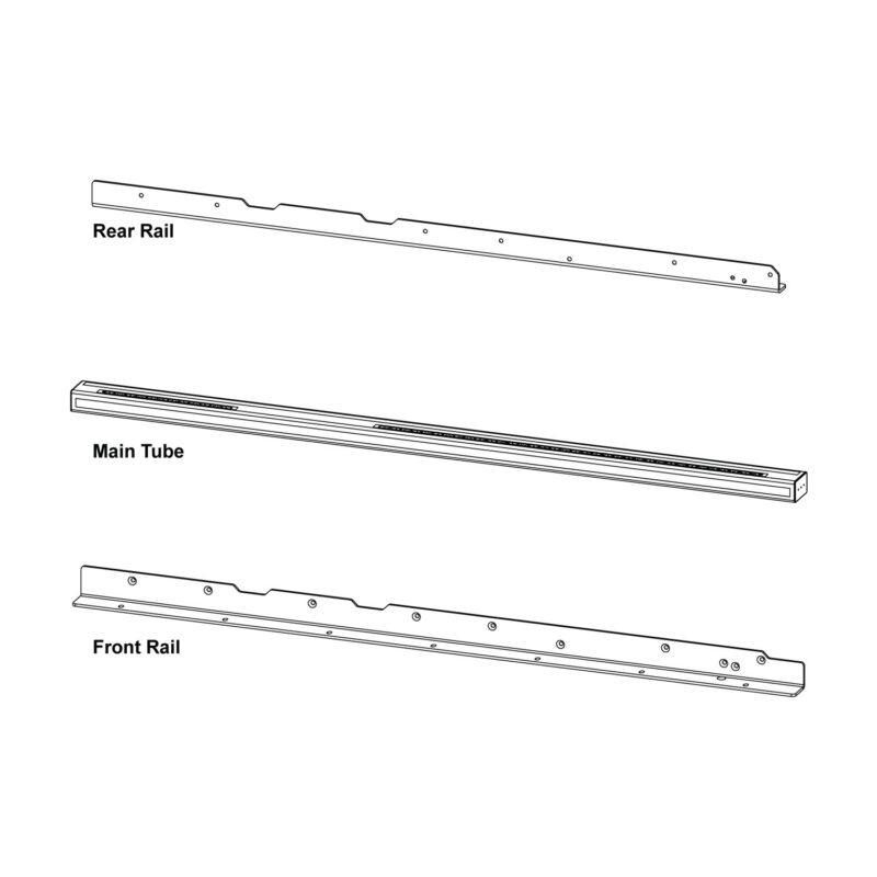 INDUSTRIAL SERIES 52' EXT RAIL ASSEMBLY