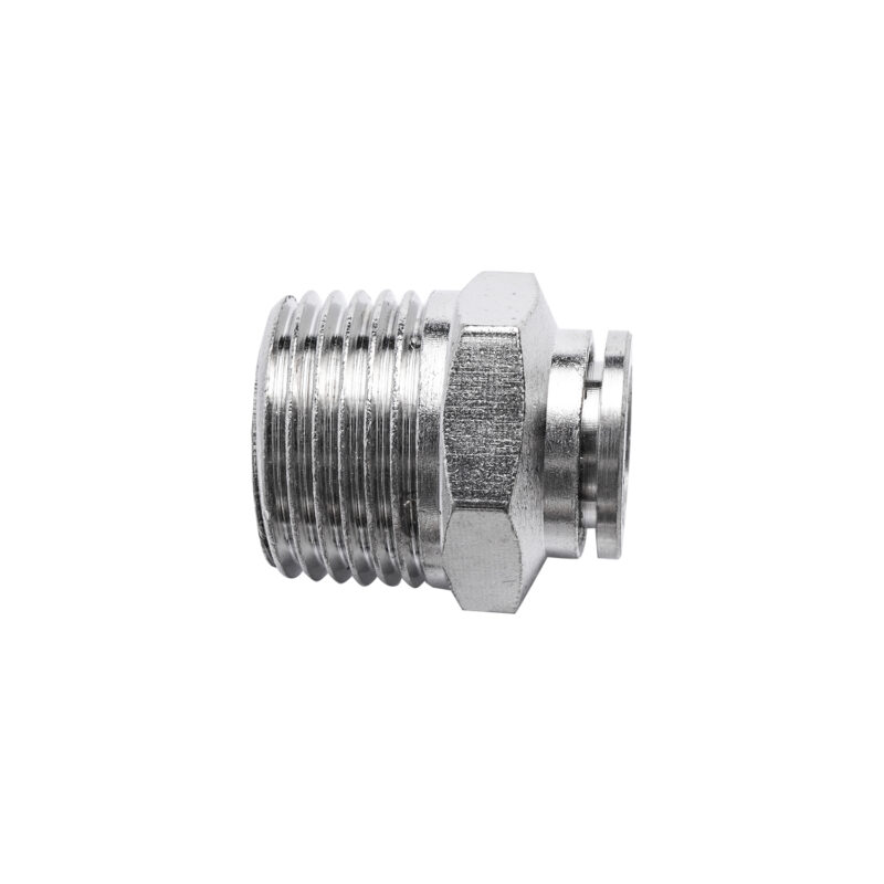 METAL PU FITTING STRAIGHT 10MM X 1/2' M