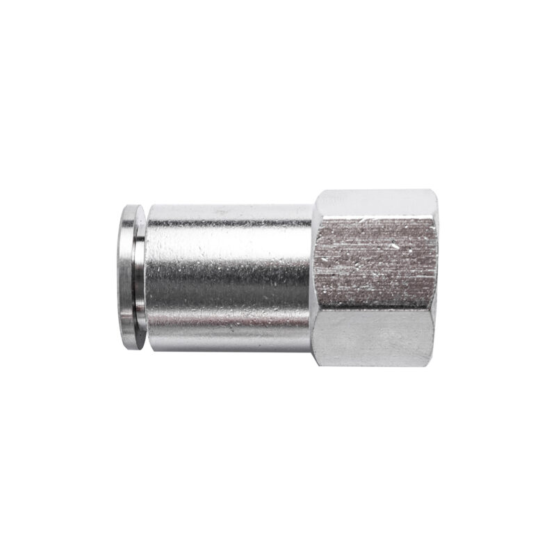 METAL PU FITTING STRAIGHT 10MM 1/4' F