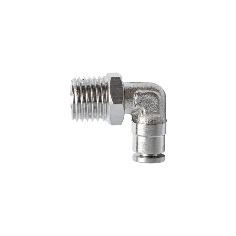 METAL PU FITTING ELBOW 4MM 1/4' M