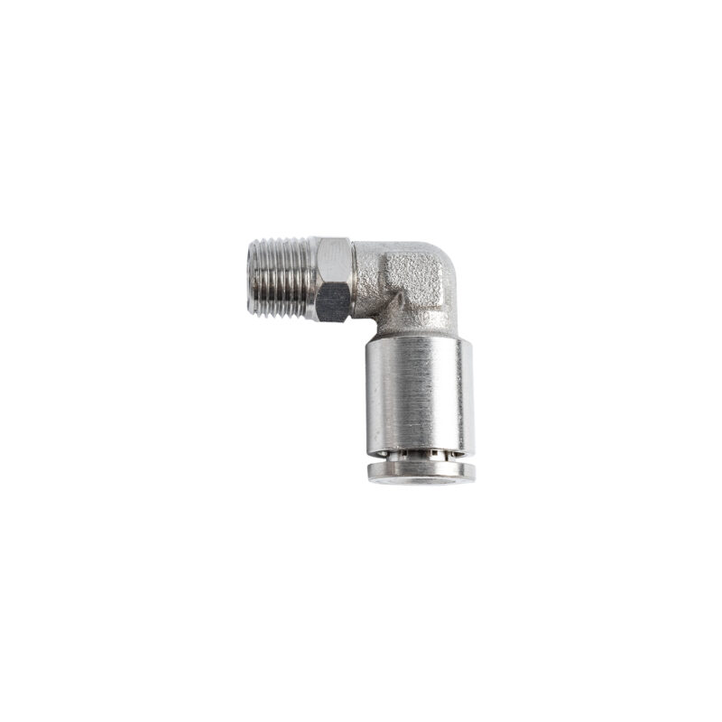 METAL PU FITTING ELBOW 6MM 1/8' M