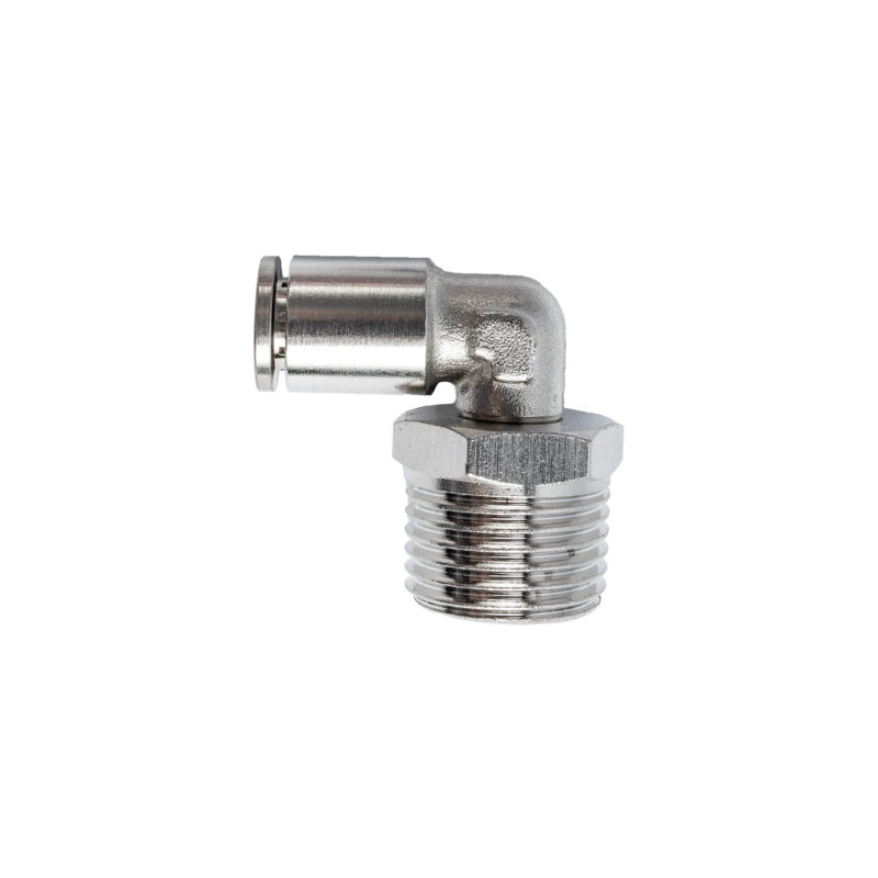 METAL PU FITTING ELBOW 8MM 1/2' M