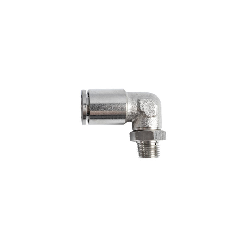 METAL PU FITTING ELBOW 10MM 1/8' M
