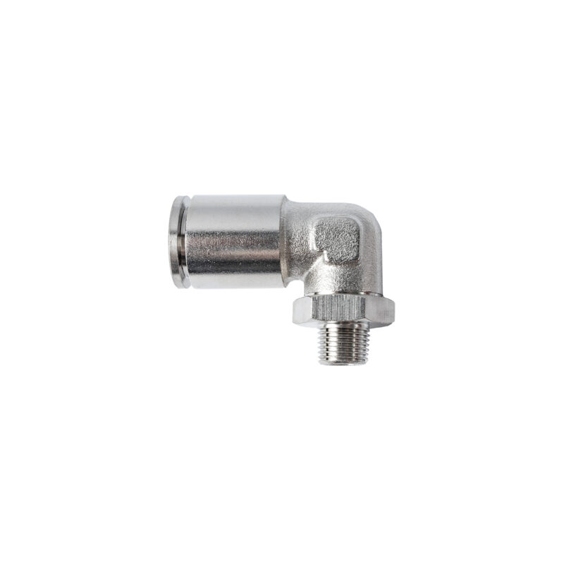 METAL PU FITTING ELBOW 12MM 1/8' M