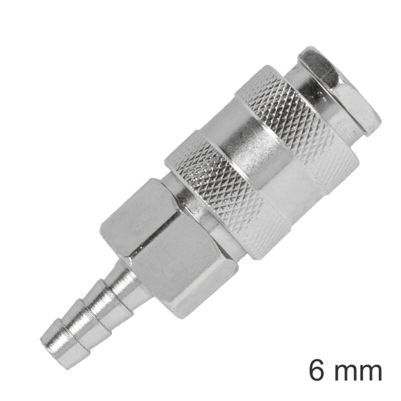 QUICK COUPLER UNIVERSAL 6MM HOSETAIL