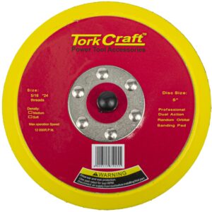 DA SANDER PAD HOOK AND LOOP 5 16 - 24UNF MED SOFT 125MM 5'