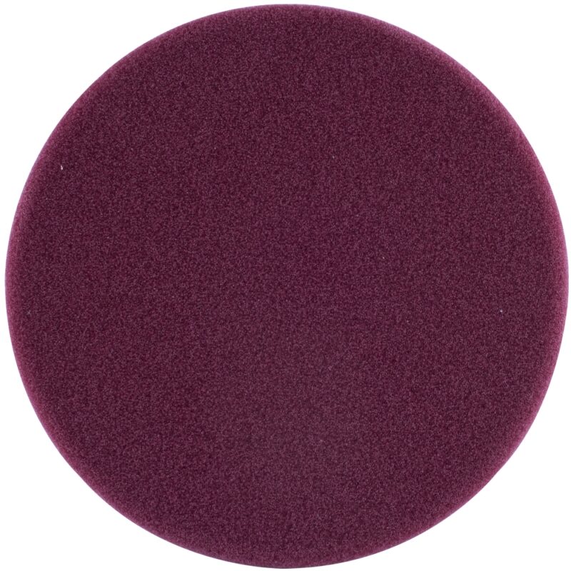 FOAM PAD HOOK AND LOOP MAROON SPONGE 150MM 6' HEAVY COMPOUNDING