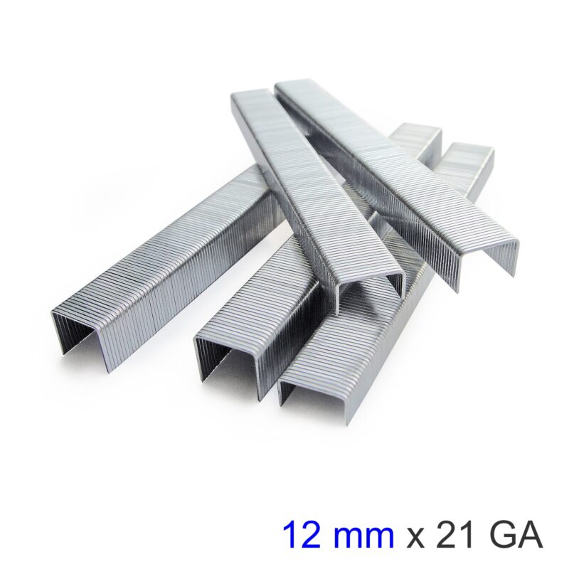 STAPLES 12MM 21 GAUGE 5000 PER BOX