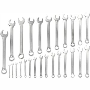 26PCS COMBINATION SPANNER SET 6-32MM DEEP OFFSET JUMBO RACK