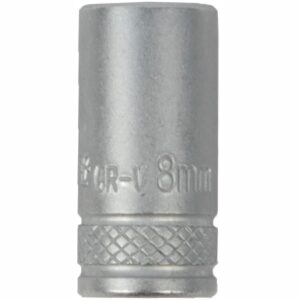 SOCKET 8MM 1/4' DRIVE CRV 12 POINT