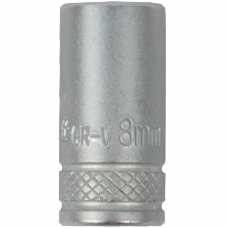SOCKET 8MM 1/4' DRIVE CRV 12 POINT