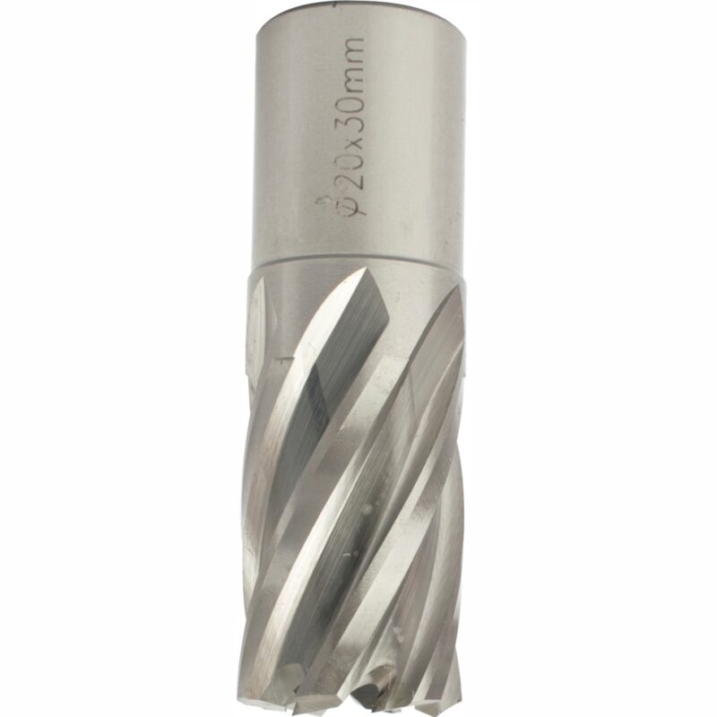 ANNULAR HOLE CUTTER HSS 20 X 30MM WELD SHANK 19.05MM
