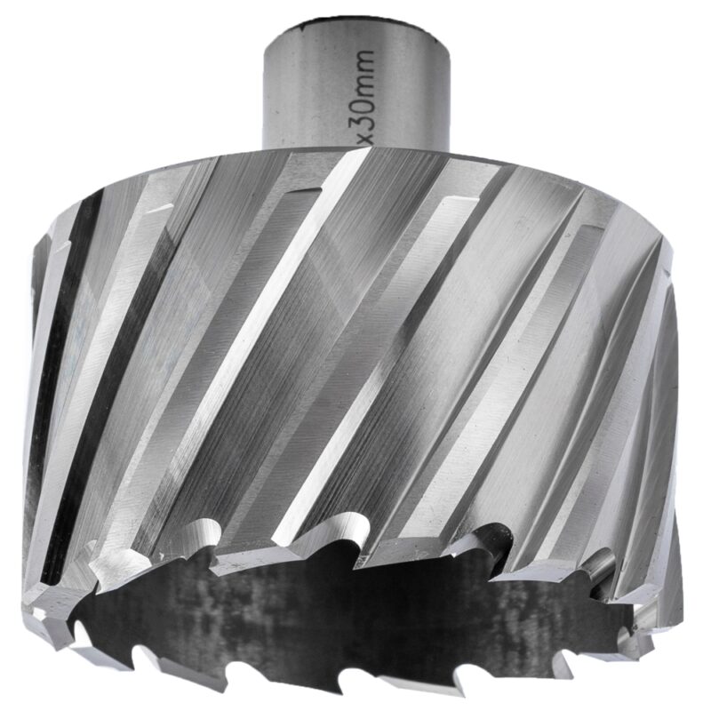 ANNULAR HOLE CUTTER HSS 65 X 30MM WELD SHANK 19.05MM