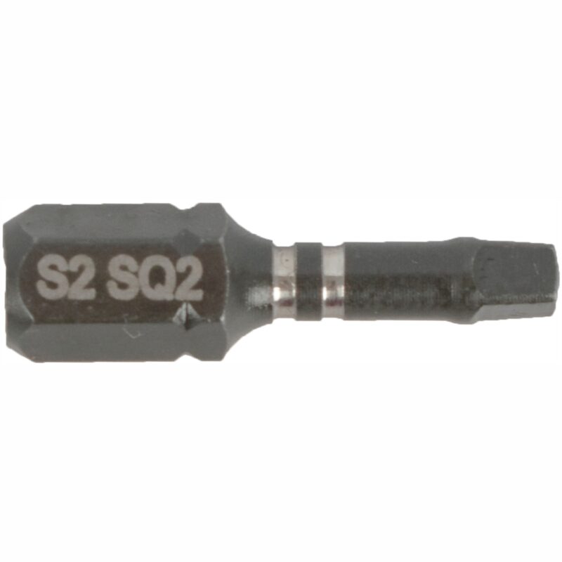 IMPACT SQUARE SQ NO.2 X 25MM INS BIT BULK