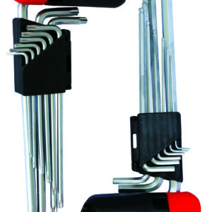 9PC ALLEN KEY SET INTERC. HANDLE BALL POINT NT2125 C/W TORX NT2126