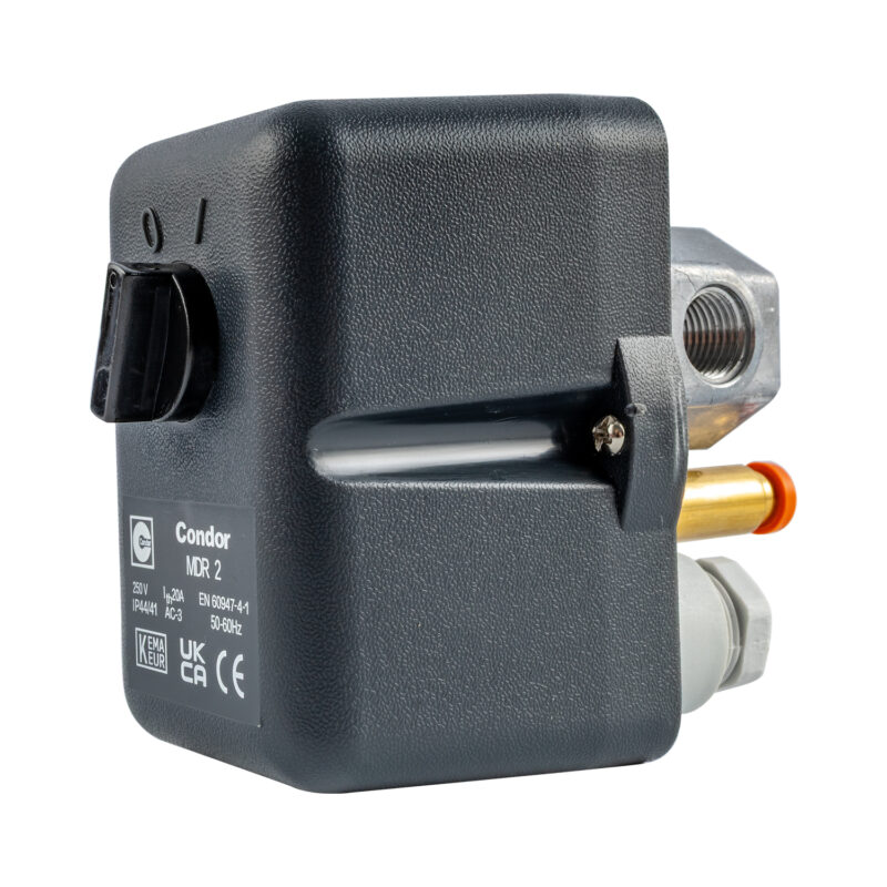 CONDOR PRESSURE SWITCH 1 PHASE 4 WAY BLACK SWITCH