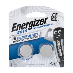 ENERGIZER CR2016 3V ULT LITHIUM COIN 3 IN 1 X2 PACK (MOQ24)