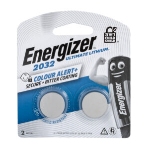 ENERGIZER CR2032 3V ULT LITHIUM COIN 3 IN 1 X2 PACK (MOQ24)