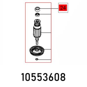 ROTOR-SET MX 1600/2 E EF ET-BG