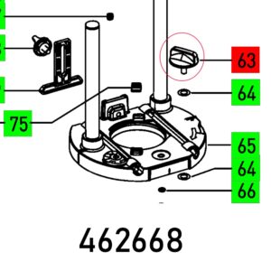 ROTARY KNOB OF1400EBQ D34 M6X17.4BLAA | Shop Pro-Connect South Africa