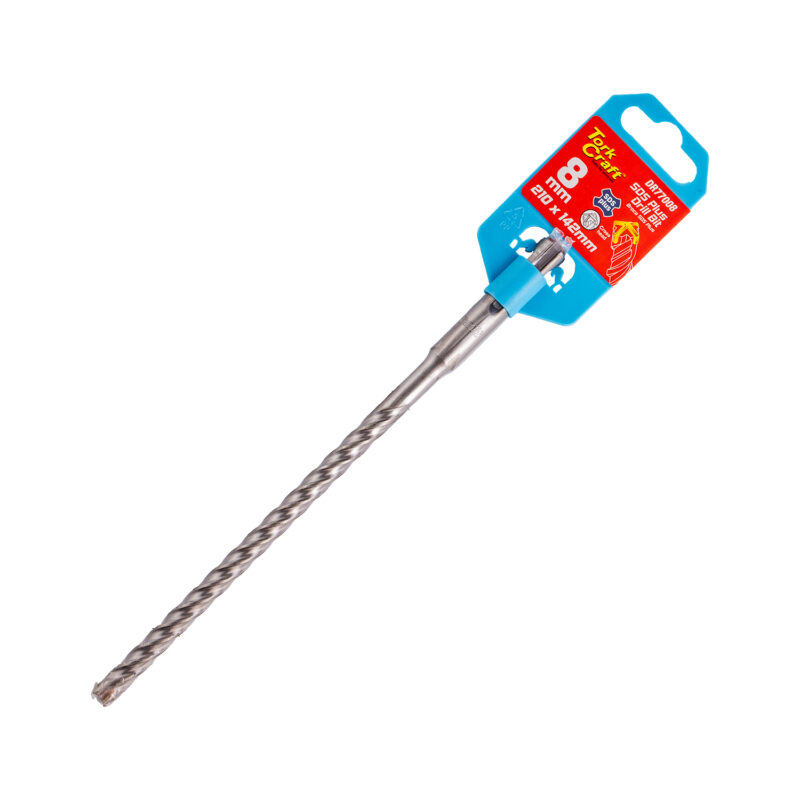 SDS PLUS CROSS HEAD REBAR 8MM X 142MM X 210MM DRILL BIT