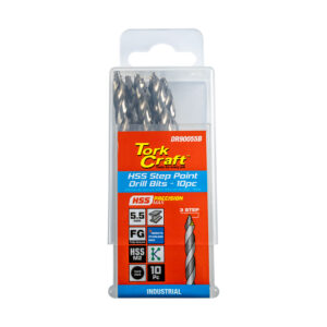 PRECISION-MAX STEP POINT 5.5MM HSS DRILL 10 PACK