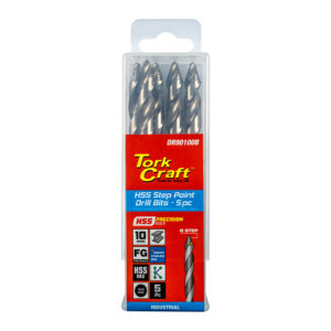 PRECISION-MAX STEP POINT 10.0MM HSS DRIL 10 PACK