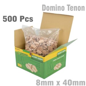 DOMINO TENON 8X40MM 500PC PER BOX BEECH WOOD