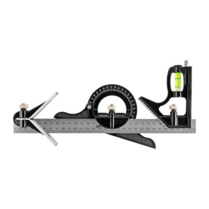 COMBINATION SQUARE & PROTRACTOR 3PC SET
