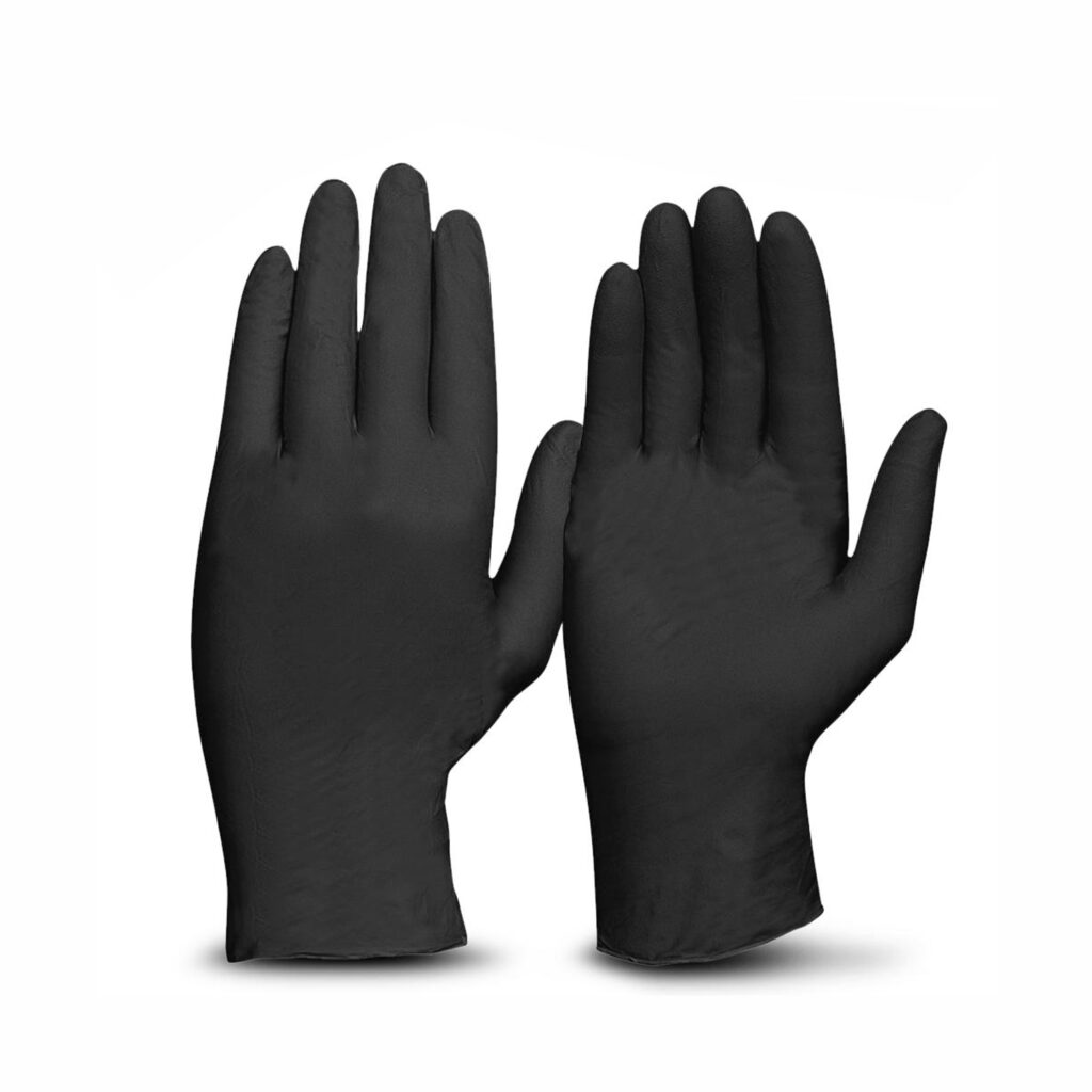 NITRILE GLOVE L/DUTY X-LARGE BLACK 100PC T/BOX | Shop Pro-Connect South Africa