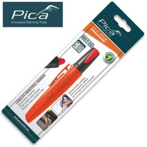 PICA VISOR PERMANENT MARKER 10MM TIP RED IN BLISTER | Shop Pro-Connect South Africa