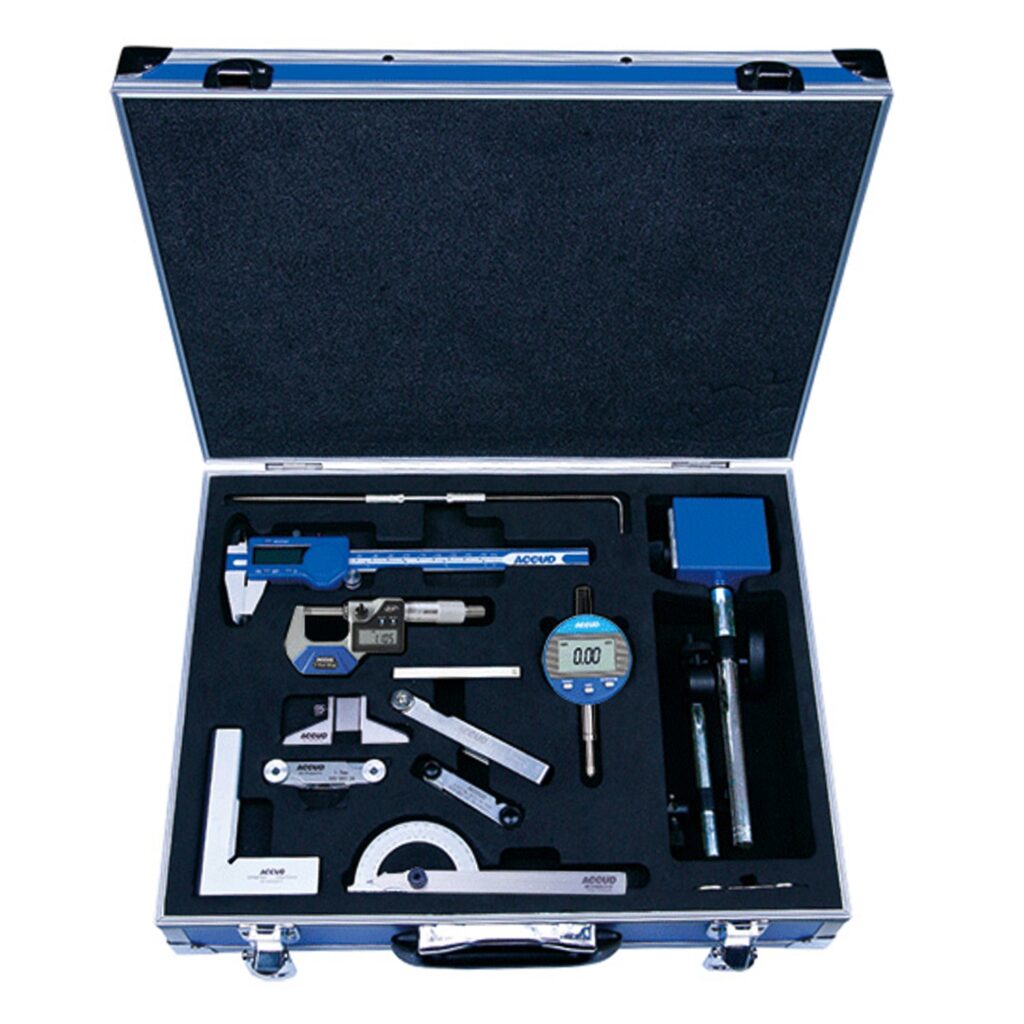 12PC MEASURING SET CALIPER MICROMETER MAG. STAND 3 X GAUGES SCRIBER DE | Shop Pro-Connect South Africa