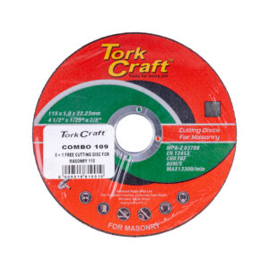 5 + 1 FREE CUTTING DISC FOR MASONRY 115 x 1.0 x 22.2MM | Shop Pro-Connect South Africa