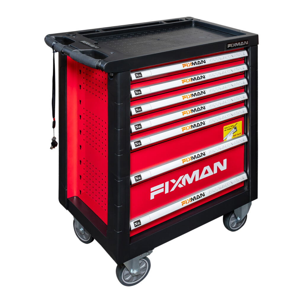 FIXMAN EMPTY 7 DRAWER ROLLER CABINET ON CASTORS 766MM X 465MM X 958MM | Shop Pro-Connect South Africa