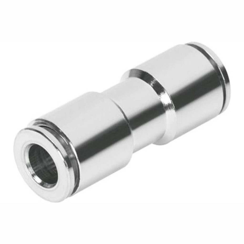 GAV PU NICKEL PLATED STRAIGHT CONNECTOR 6MM | Shop Pro-Connect South Africa