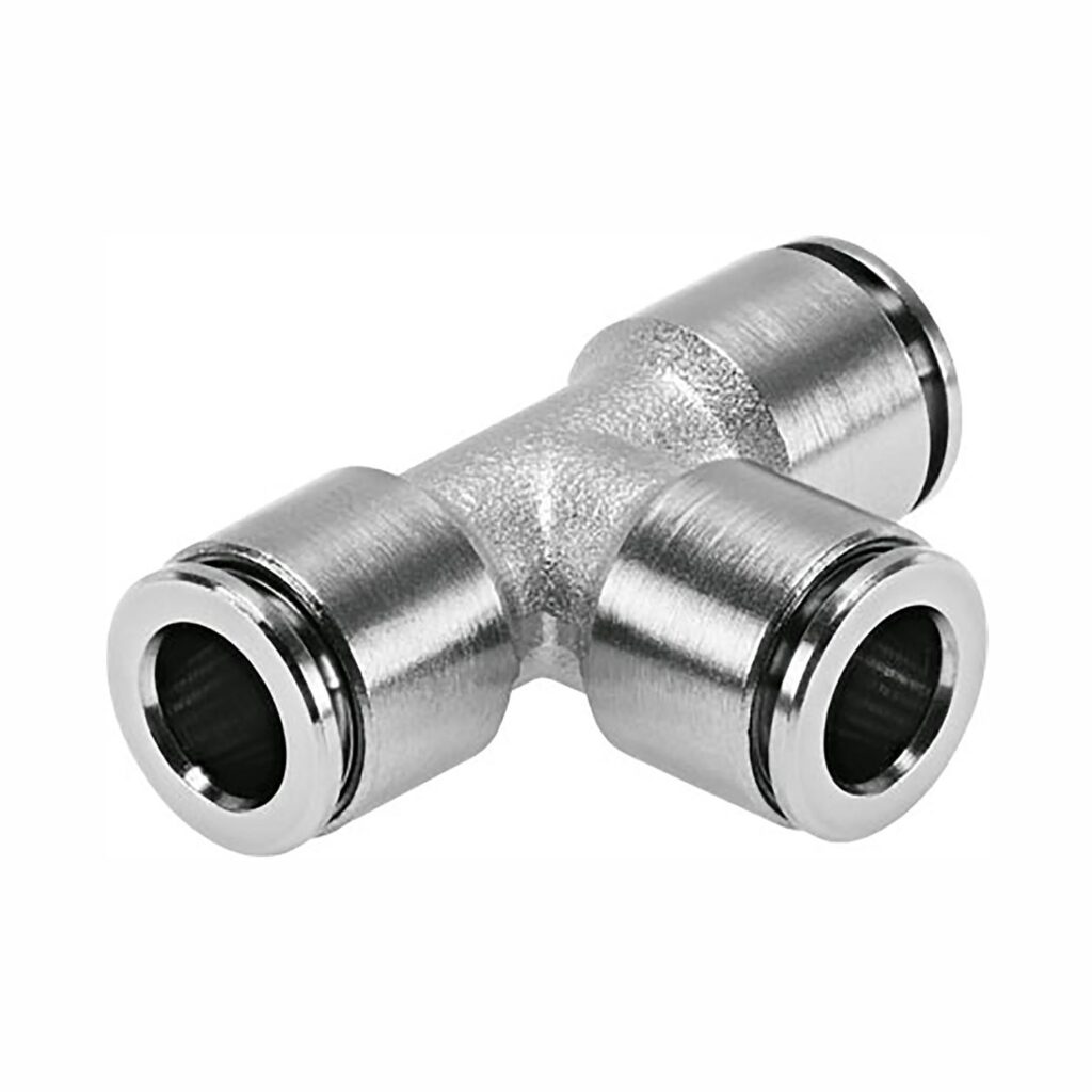 GAV PU NICKEL PLATED T- CONNECTOR 6MM | Shop Pro-Connect South Africa