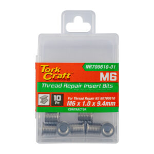 REPL. INSERT 10PC M6 X 1.0 X 9.4MM S/STEEL FOR NR700610 | Shop Pro-Connect South Africa