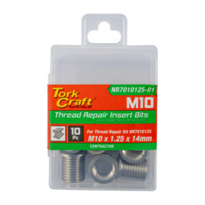 REPL. INSERT 10PC M10 X 1.25 X 14MM S/STEEL FOR NR7010125 | Shop Pro-Connect South Africa