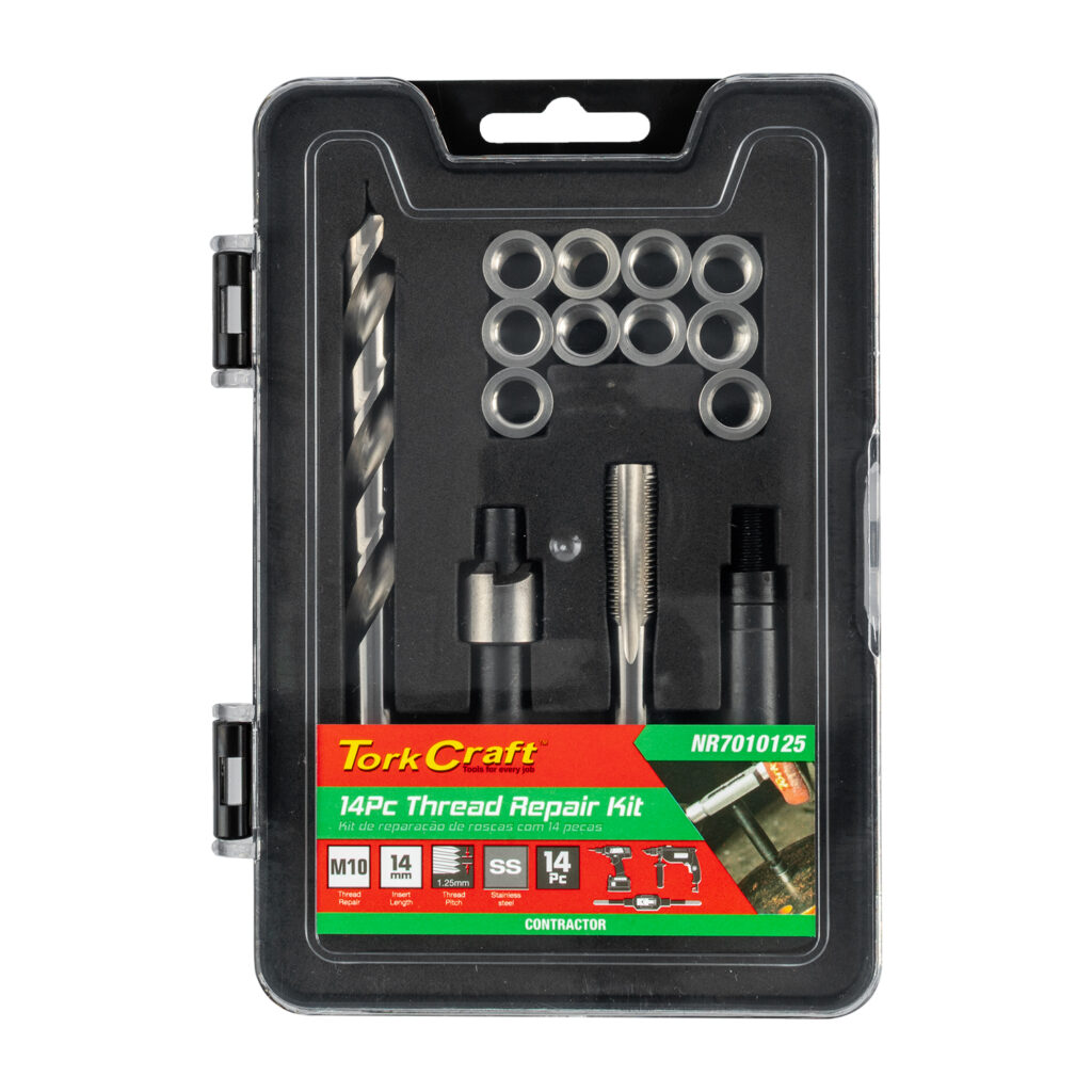 THREAD REPAIR KIT 14PC M10 X 1.25 X 14MM FLANGE INSERT | Shop Pro-Connect South Africa