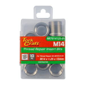 REPL. INSERT 10PC M14 X 1.25 X 15MM S/STEEL FOR NR7014125 | Shop Pro-Connect South Africa