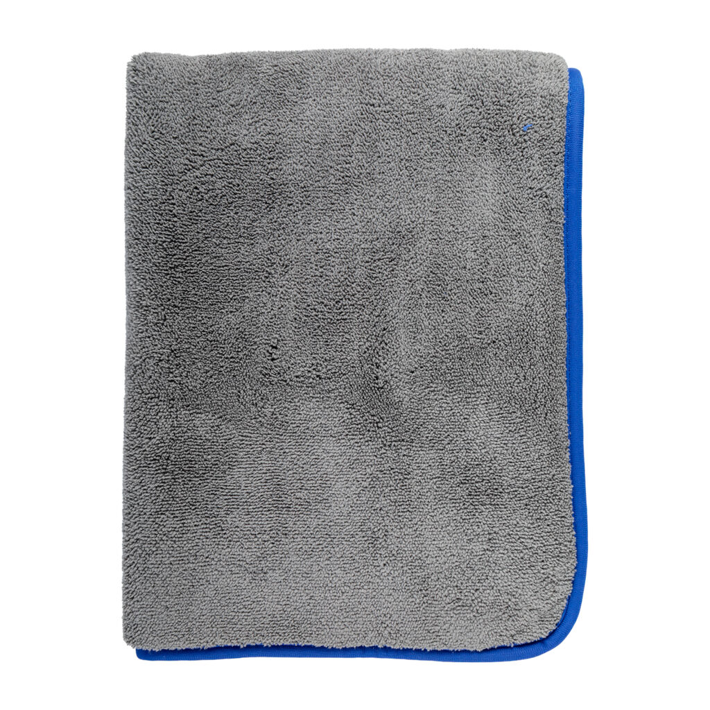 MICROFIBRE CLOTH FLEECE DRY TOWEL GREY 500MM X 700MM 1000GSM | Shop Pro-Connect South Africa