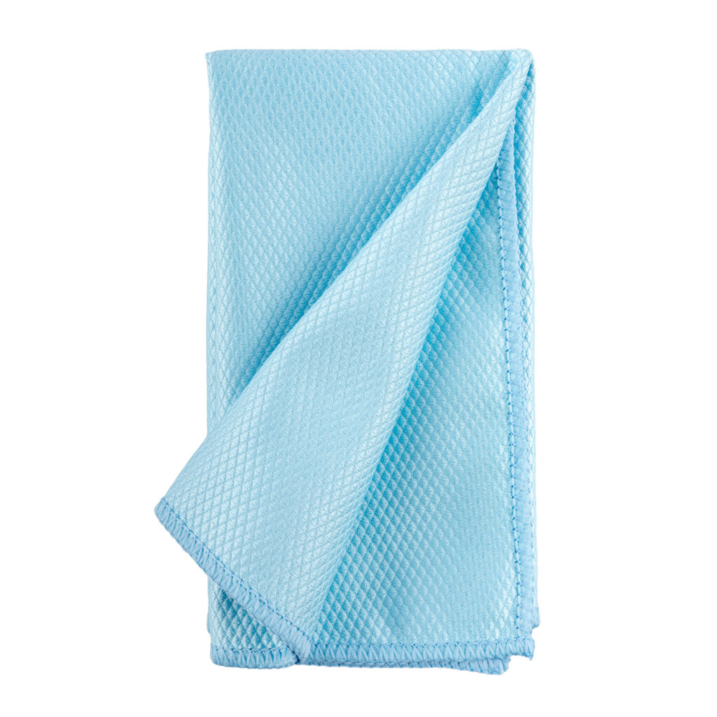 MICROFIBRE CLOTH POLISHING/GLASS BLUE 400MM X 400MM 280GSM | Shop Pro-Connect South Africa